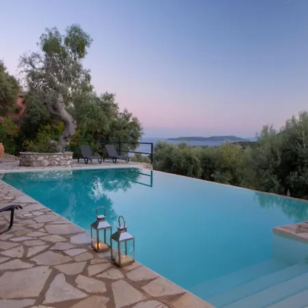 Villa Cristina - Charming With Stone And Wood Elements In Bay Sivota (Lefkada)