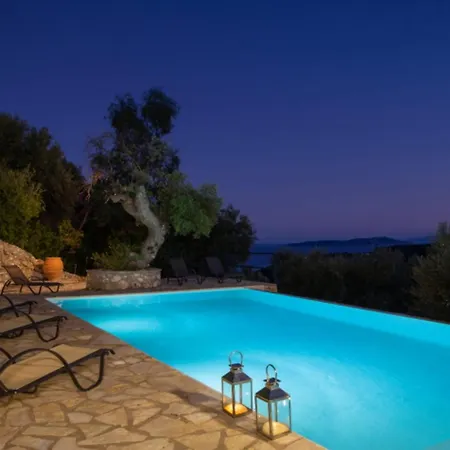 Villa Cristina - Charming With Stone And Wood Elements In Bay Sivota (Lefkada)
