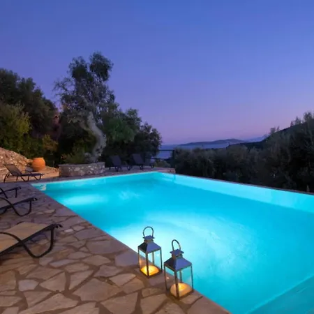 Villa Cristina - Charming With Stone And Wood Elements In Bay Sivota (Lefkada)