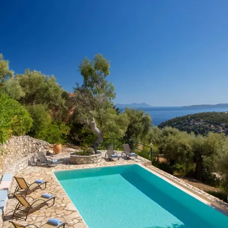Villa Cristina - Charming With Stone And Wood Elements In Bay Sivota (Lefkada)