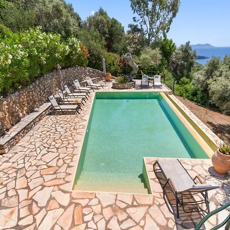Cristina - Charming With Stone And Wood Elements In Bay Sivota (Lefkada)