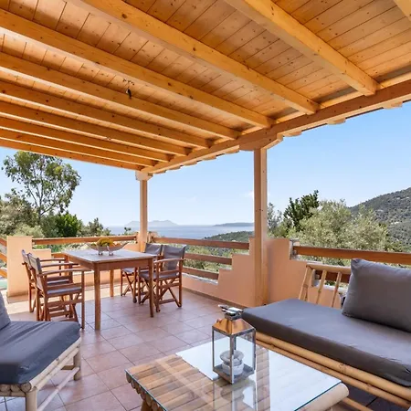 Cristina - Charming With Stone And Wood Elements In Bay Sivota (Lefkada)