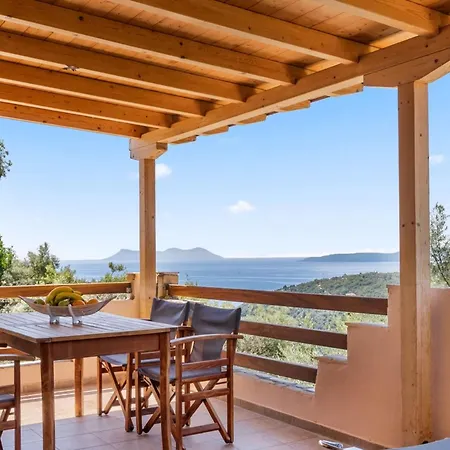 Cristina - Charming With Stone And Wood Elements In Bay * Syvota