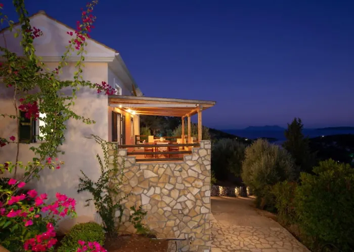 Cristina - Charming With Stone And Wood Elements In Bay Sivota