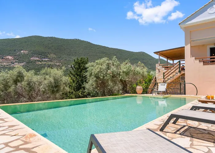 Cristina - Charming With Stone And Wood Elements In Bay * Sivota