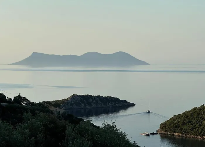 Cristina - Charming With Stone And Wood Elements In Bay Sivota